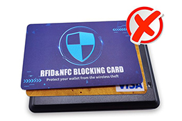 blocking card