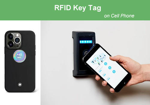 rfid key tag on cell phone
