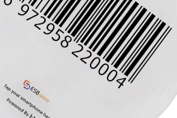 barcode on epoxy cards