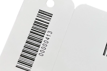 barcode on pvc card