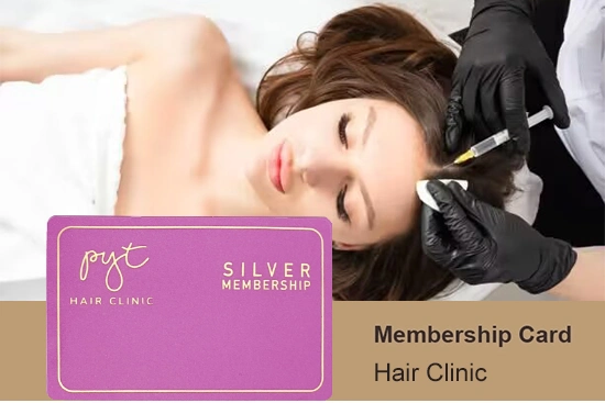 hair clinic membership card